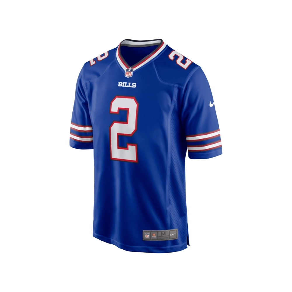 Mens Buffalo Bills Tyler Bass Royal Game Player Jersey