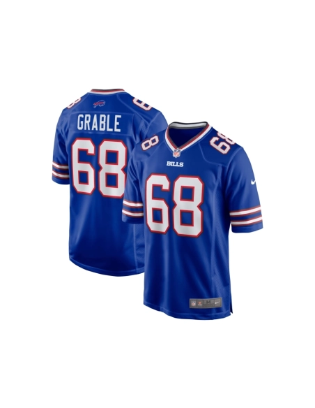Mens Buffalo Bills Tylan Grable Royal Game Jersey