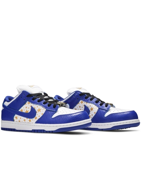 SUPREME X DUNK LOW OG SB QS HYPER ROYAL,Dunk SB,NIKE SHOES Reps