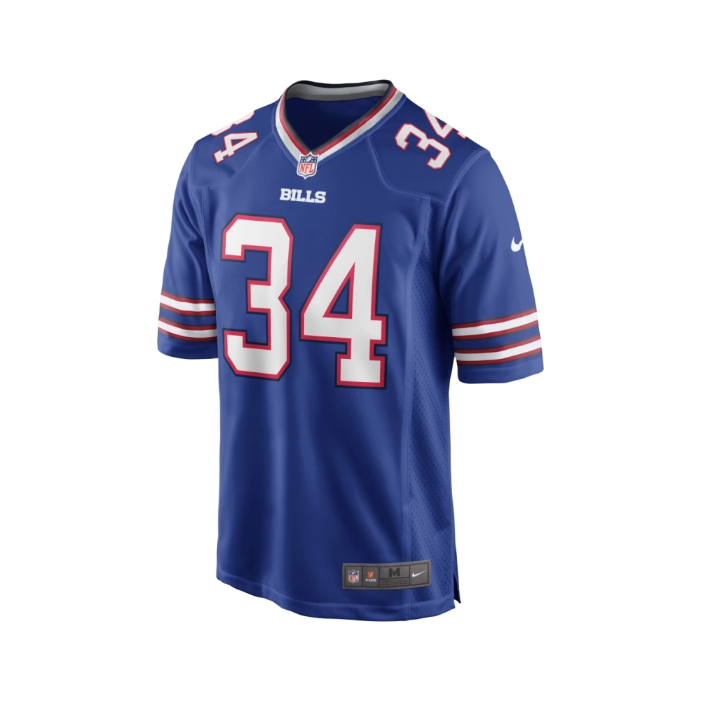 Mens Buffalo Bills Thurman Thomas Royal Game Retired Player Jersey