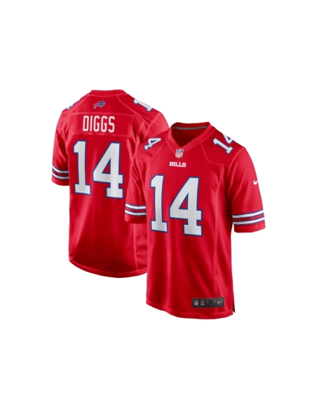 Mens Buffalo Bills Stefon Diggs Red Alternate Game Jersey