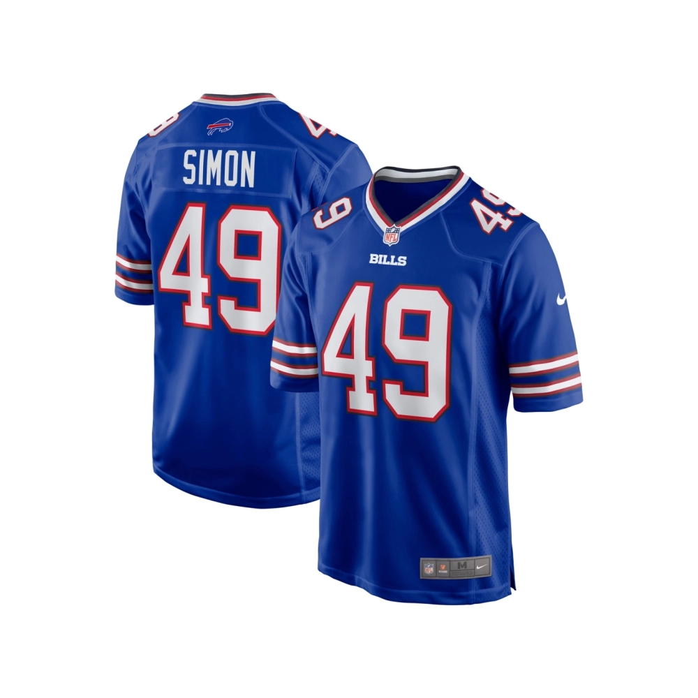 Mens Buffalo Bills Shayne Simon Royal Game Jersey