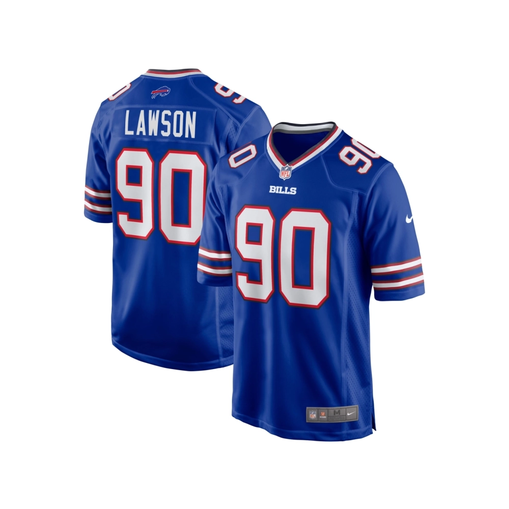 Mens Buffalo Bills Shaq Lawson Royal Player Game Jersey