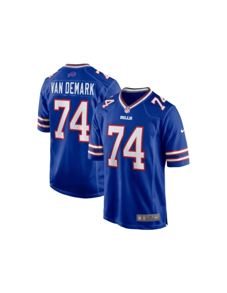 Mens Buffalo Bills Ryan Van Demark Royal Game Player Jersey