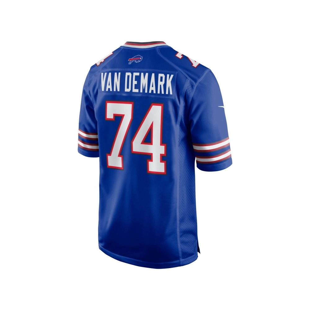 Mens Buffalo Bills Ryan Van Demark Royal Game Player Jersey
