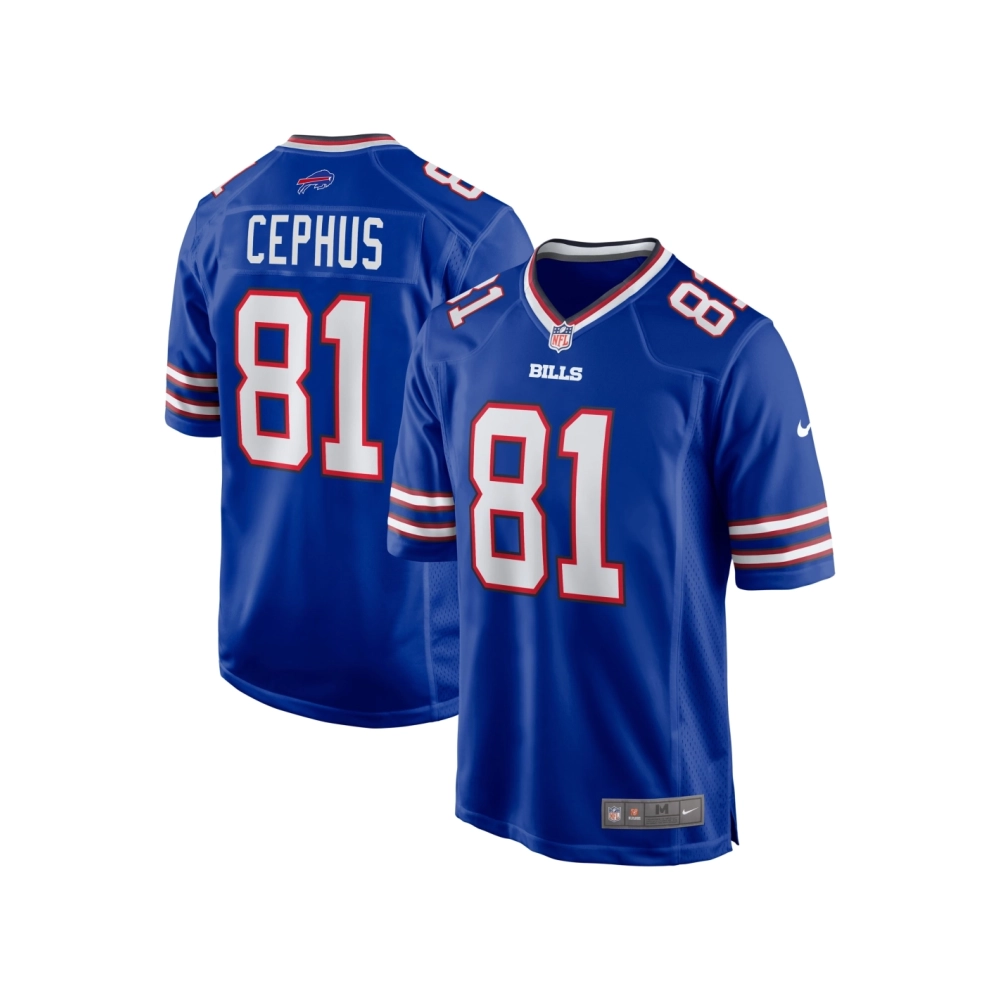 Mens Buffalo Bills Quintez Cephus Royal Team Game Jersey