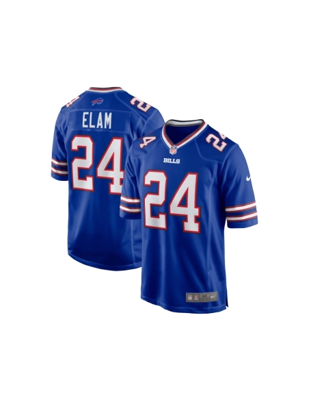 Mens Buffalo Bills Kaiir Elam Royal Player Game Jersey