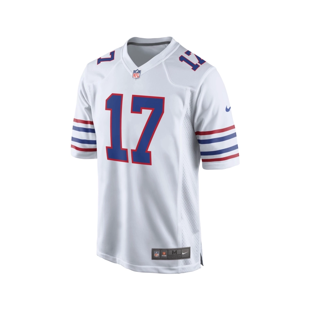 Mens Buffalo Bills Josh Allen White Alternate Game Player Jersey