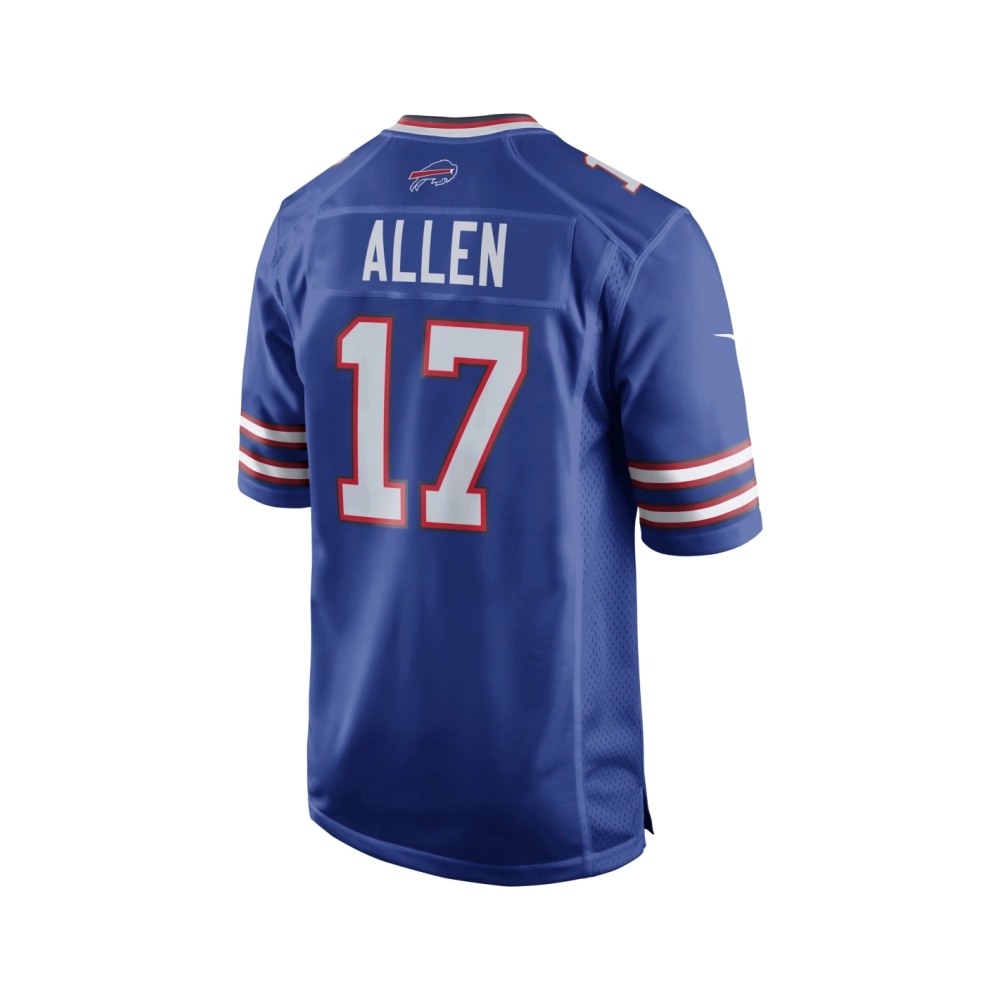 Mens Buffalo Bills Josh Allen Royal Team Game Player Jersey
