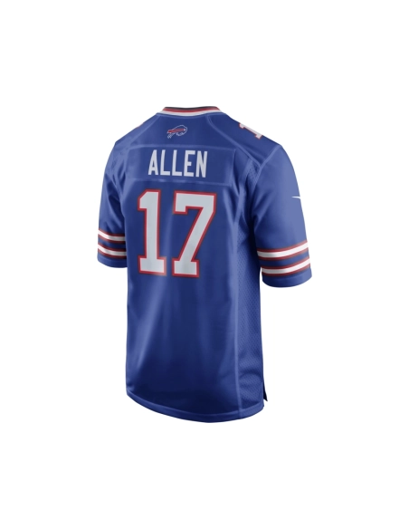 Mens Buffalo Bills Josh Allen Royal Team Game Player Jersey