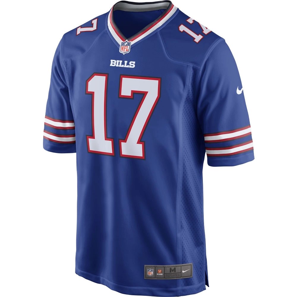 Mens Buffalo Bills Josh Allen Royal Game Player Jersey