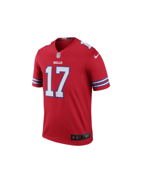 Mens Buffalo Bills Josh Allen Red Color Rush Legend Jersey