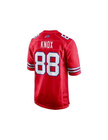 Mens Buffalo Bills Dawson Knox Red Alternate Game Jersey
