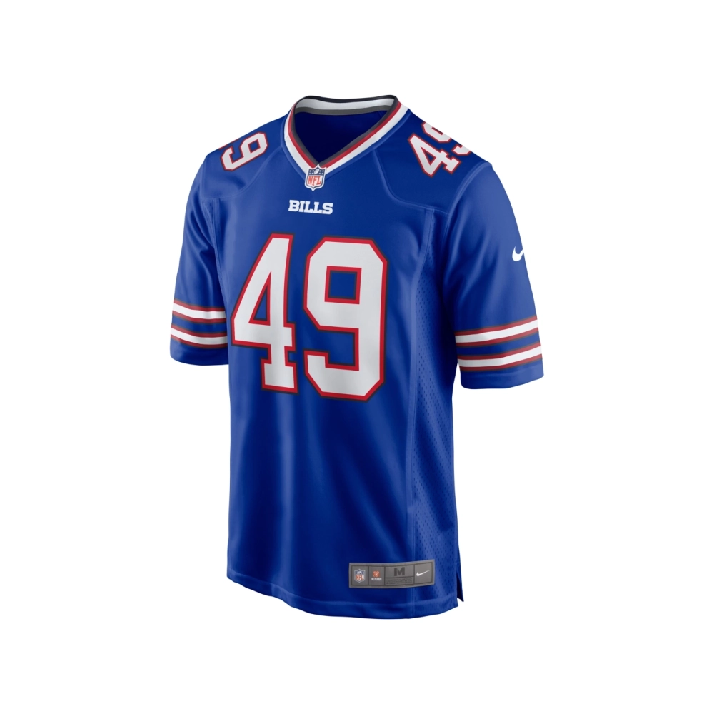 Mens Buffalo Bills DaShaun White Royal Team Game Jersey
