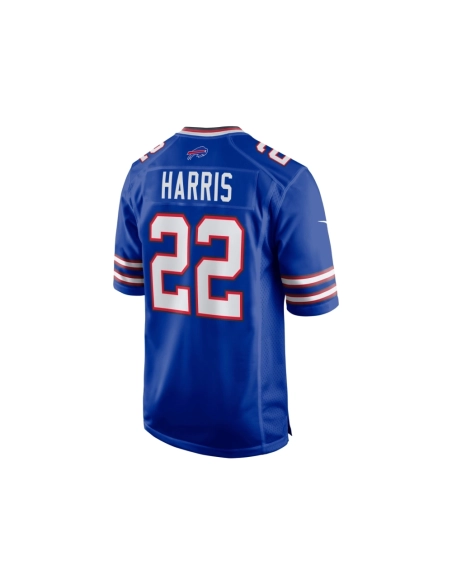 Mens Buffalo Bills Damien Harris Royal Game Player Jersey