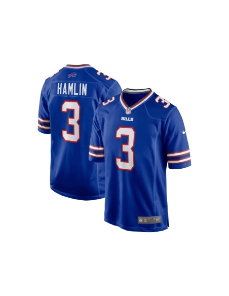 Mens Buffalo Bills Damar Hamlin Royal Home Game Player Jersey