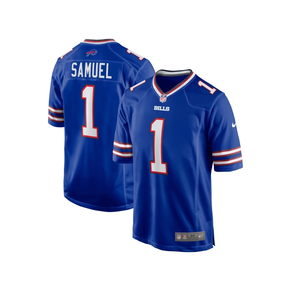 Mens Buffalo Bills Curtis Samuel Royal Game Jersey