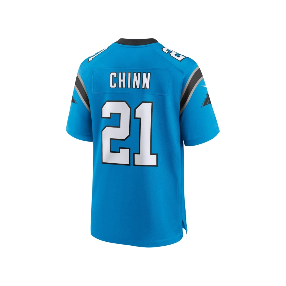 Mens Carolina Panthers Jeremy Chinn Blue Alternate Game Jersey
