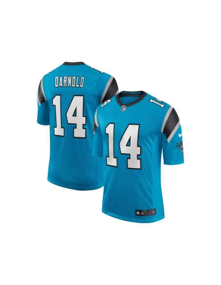 Mens Carolina Panthers Sam Darnold Blue Vapor Limited Jersey