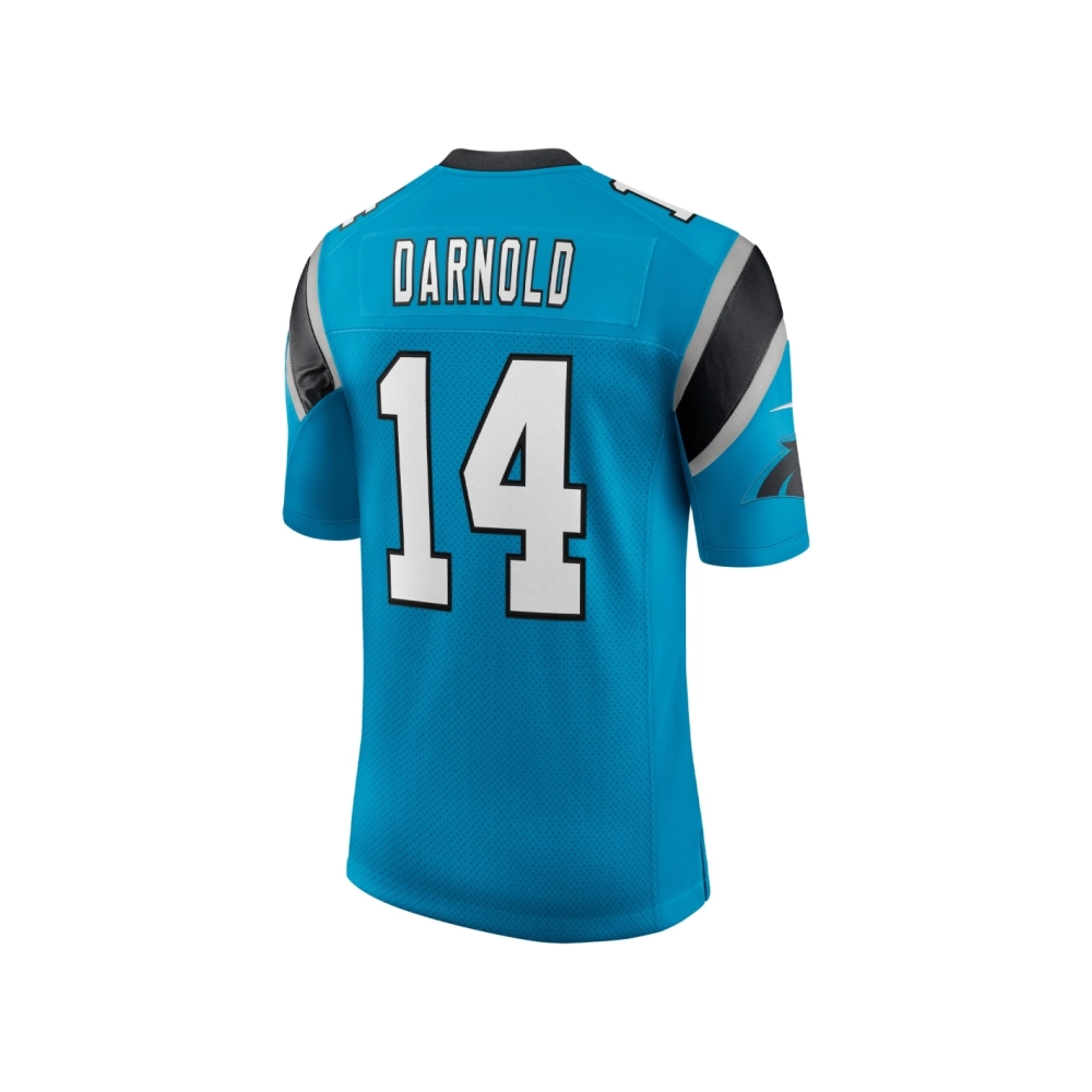 Mens Carolina Panthers Sam Darnold Blue Vapor Limited Jersey