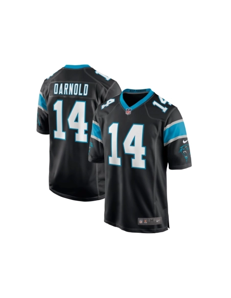Mens Carolina Panthers Sam Darnold Black Game Player Jersey