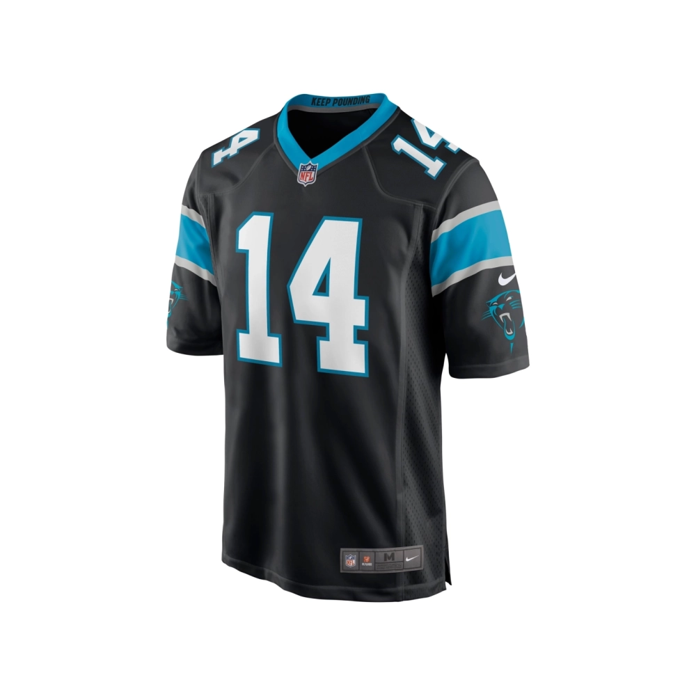 Mens Carolina Panthers Sam Darnold Black Game Player Jersey