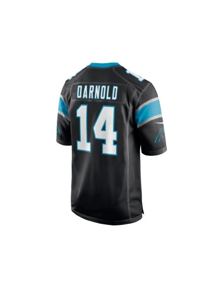 Mens Carolina Panthers Sam Darnold Black Game Player Jersey