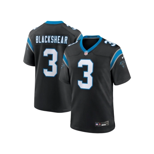 Mens Carolina Panthers Raheem Blackshear Black Team Game Jersey
