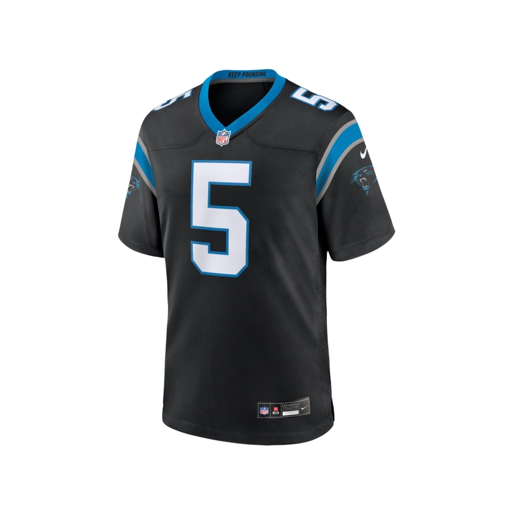 Mens Carolina Panthers Laviska Shenault Jr. Black Team Game Jersey