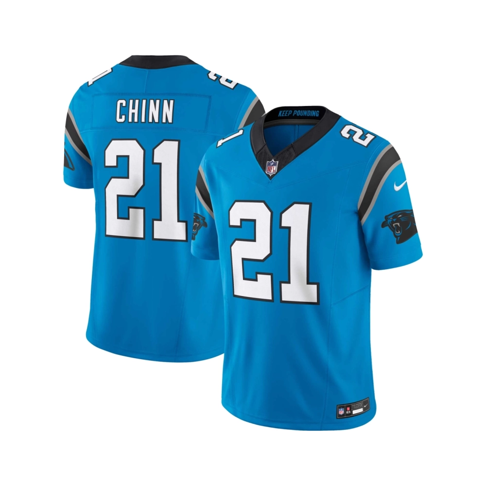 Mens Carolina Panthers Jeremy Chinn Blue Vapor F.U.S.E. Limited Jersey