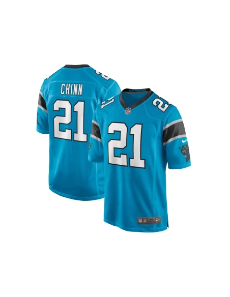 Mens Carolina Panthers Jeremy Chinn Blue Game Jersey