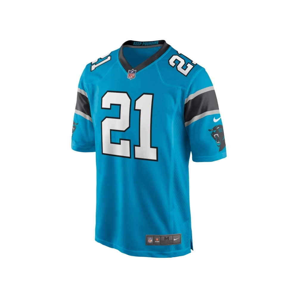 Mens Carolina Panthers Jeremy Chinn Blue Game Jersey