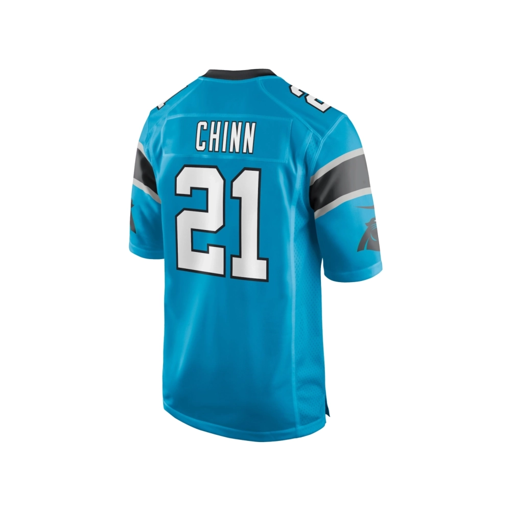 Mens Carolina Panthers Jeremy Chinn Blue Game Jersey