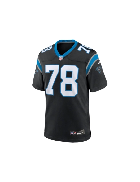 Mens Carolina Panthers Jayden Peevy Black Game Jersey