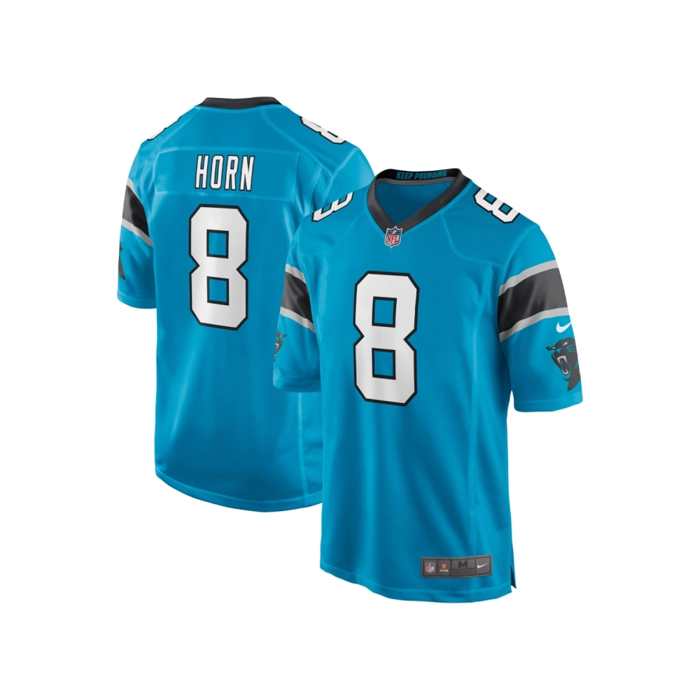 Mens Carolina Panthers Jaycee Horn Blue Game Jersey