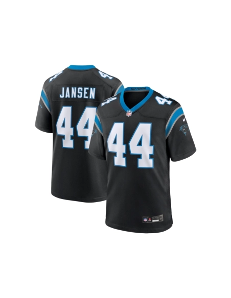 Mens Carolina Panthers J.J. Jansen Black Team Game Jersey