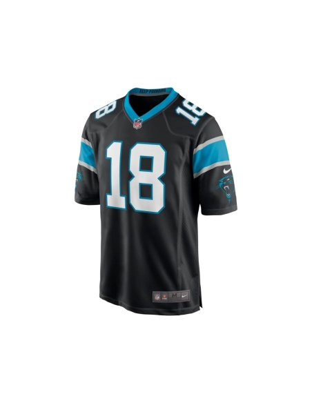 Mens Carolina Panthers Damiere Byrd Black Game Player Jersey