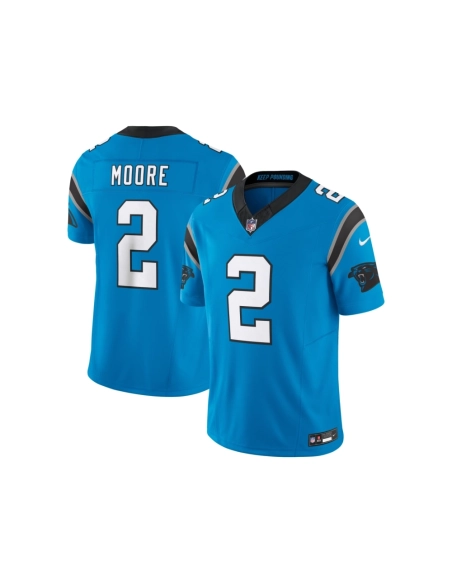 Mens Carolina Panthers D.J. Moore Blue Vapor F.U.S.E. Limited Jersey