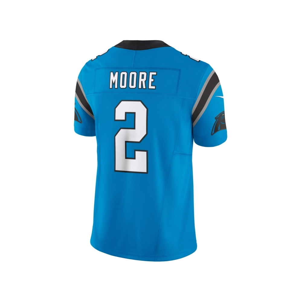 Mens Carolina Panthers D.J. Moore Blue Vapor F.U.S.E. Limited Jersey
