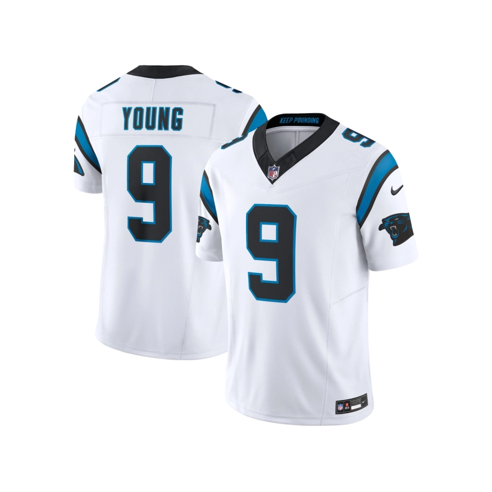 Mens Carolina Panthers Bryce Young White Vapor F.U.S.E. Limited Jersey
