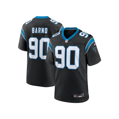 Mens Carolina Panthers Amare Barno Black Team Game Jersey