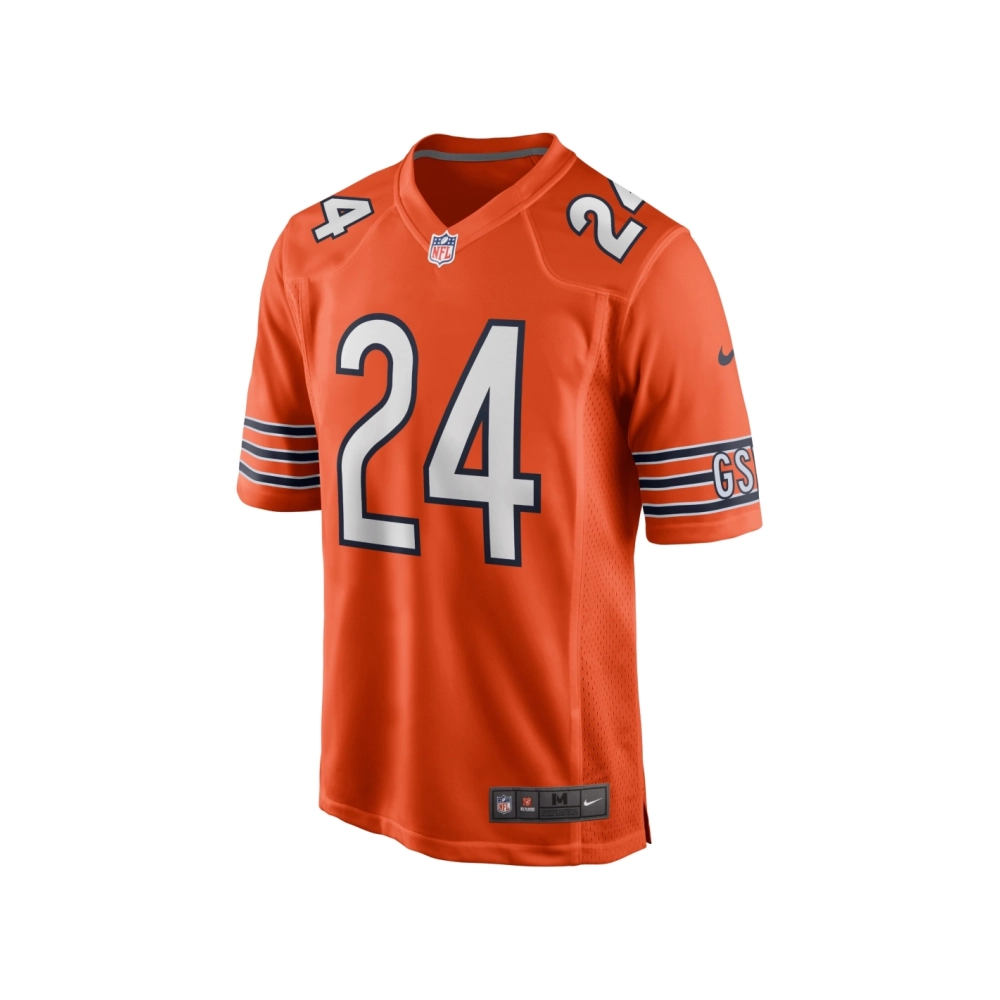 Mens Chicago Bears Khalil Herbert Orange Alternate Game Player Jersey