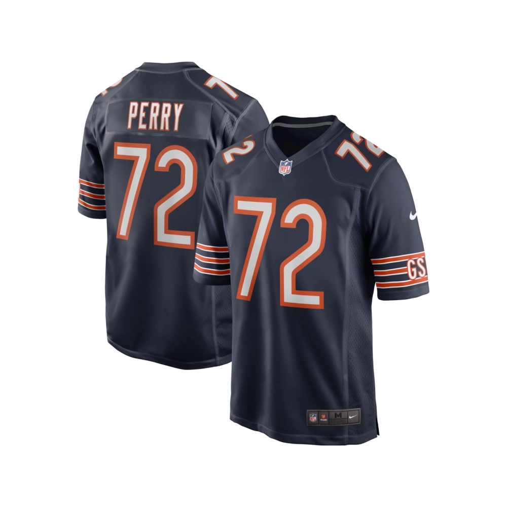 Mens Chicago Bears William Perry Navy Game Retired Player Jersey