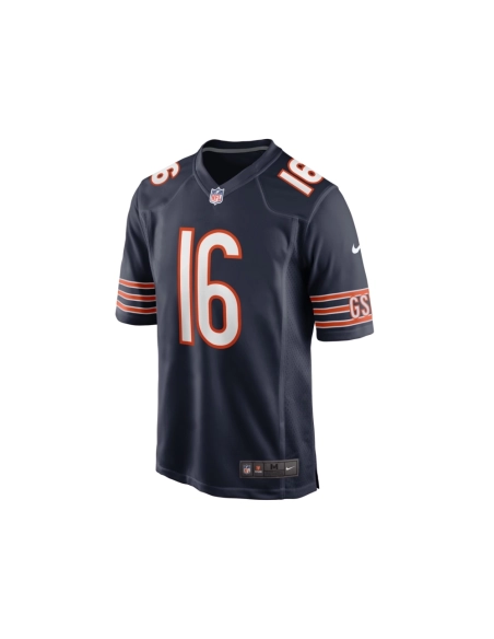 Mens Chicago Bears Trenton Gill Navy Game Player Jersey