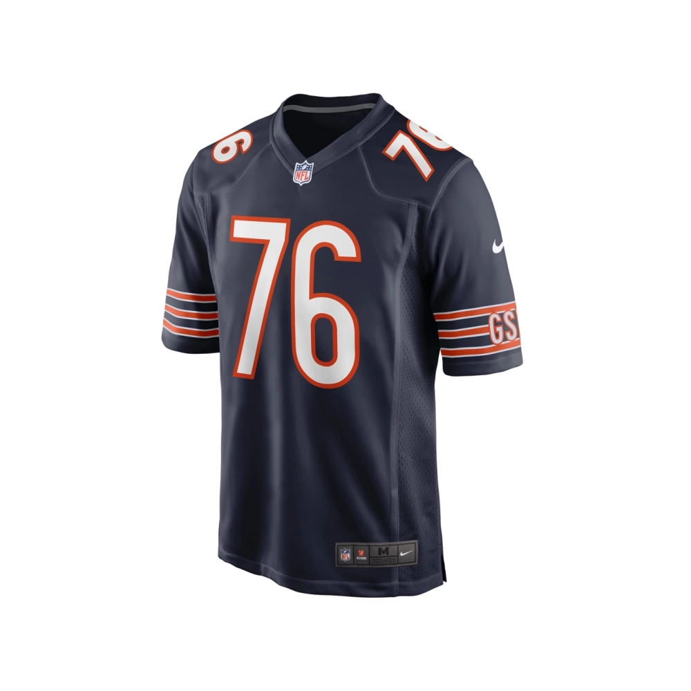 Mens Chicago Bears Teven Jenkins Navy Game Jersey