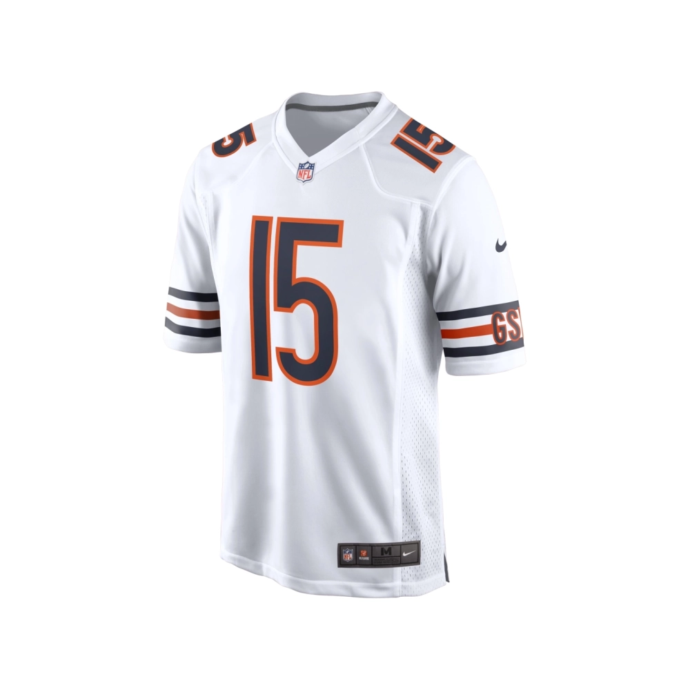 Mens Chicago Bears Rome Odunze White Game Jersey