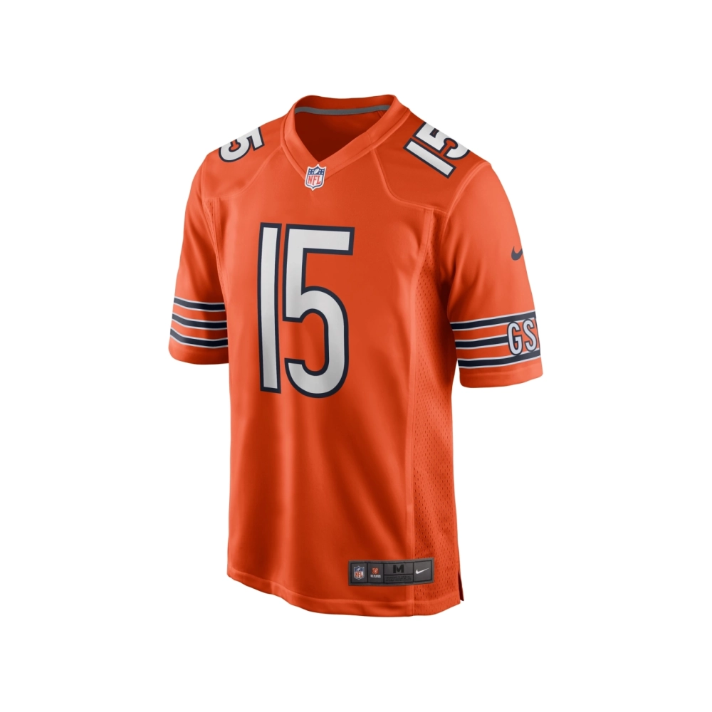 Mens Chicago Bears Rome Odunze Orange Alternate Game Jersey