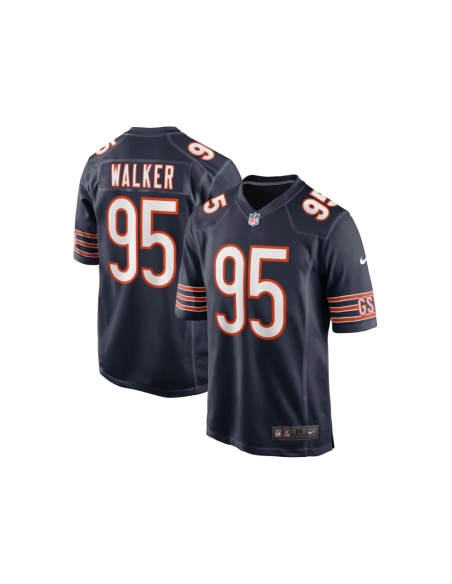 Mens Chicago Bears P.J. Walker Navy Game Player Jersey