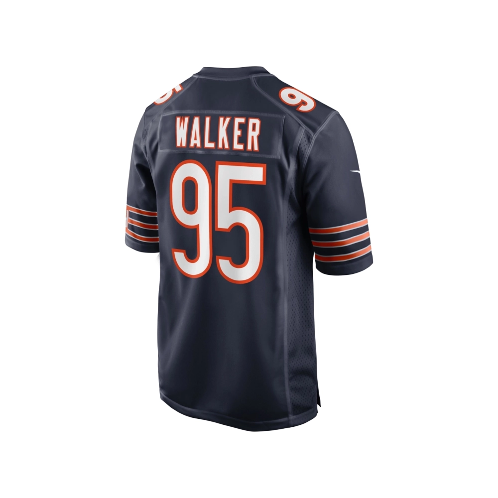 Mens Chicago Bears P.J. Walker Navy Game Player Jersey