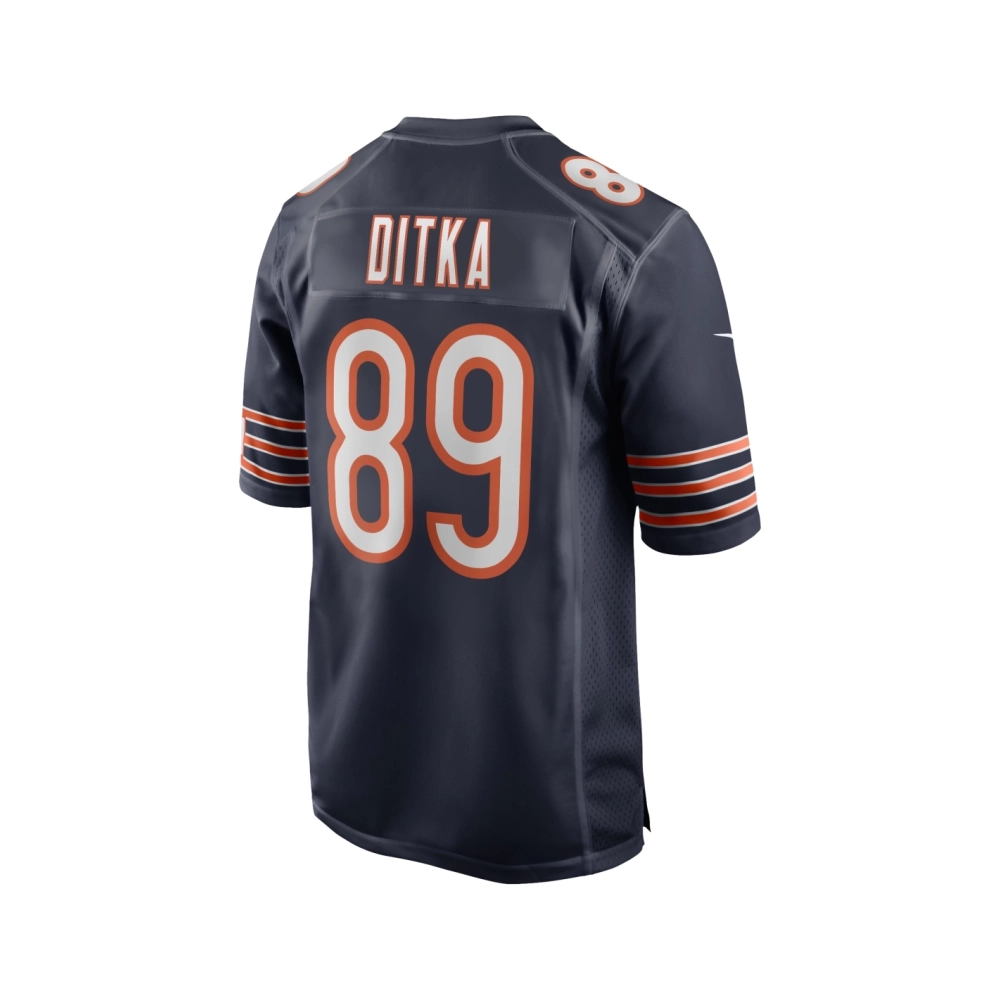 Mens Chicago Bears Mike Ditka Navy Game Retired Player Jersey
